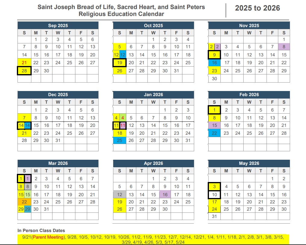 25-26 Schedule